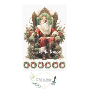 Saint-Nic Holiday Decoupage Paper