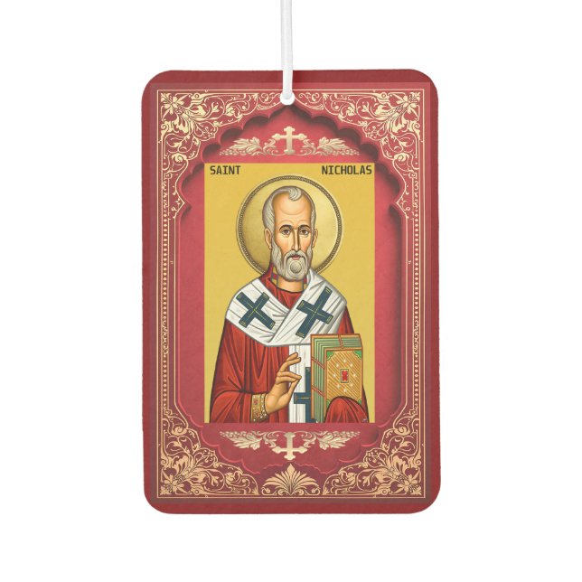 Saint Nicholas Air Freshener (Front)