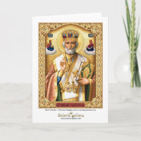Saint Nicholas - carte de voeux