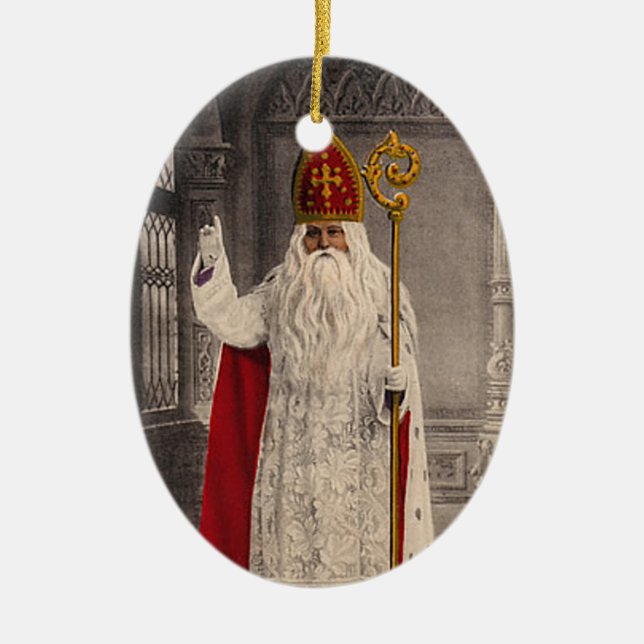 Saint Nicholas Christmas Tree Ornament (Front)