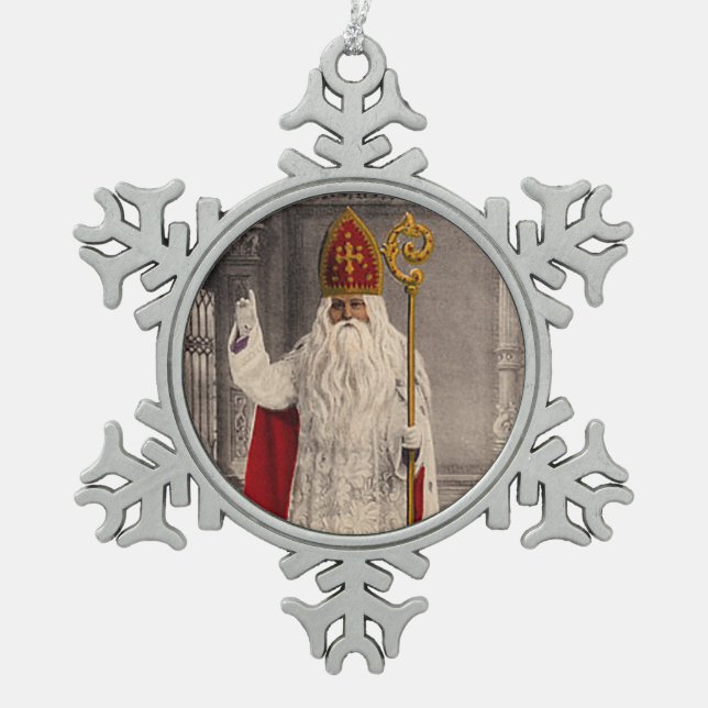 Saint Nicholas Christmas Tree Ornament (Front)