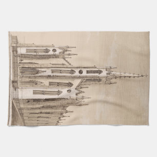 Saint Nicholas Church in New York City Kitchen Towel