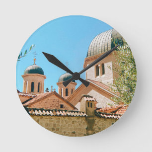 Saint Nicholas' Church - Kotor - Montenegro Round Clock