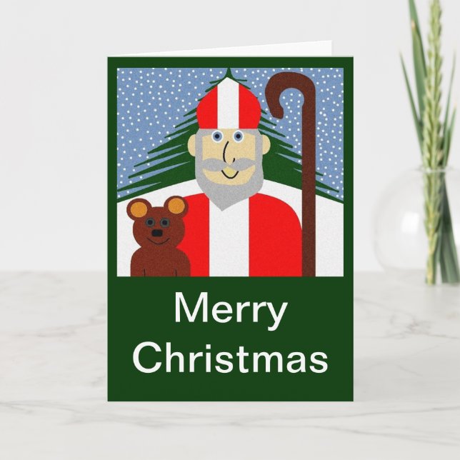 Saint Nicholas Holiday Card (Front)