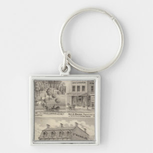 Saint Nicholas Hotel, La Fayette Keychain