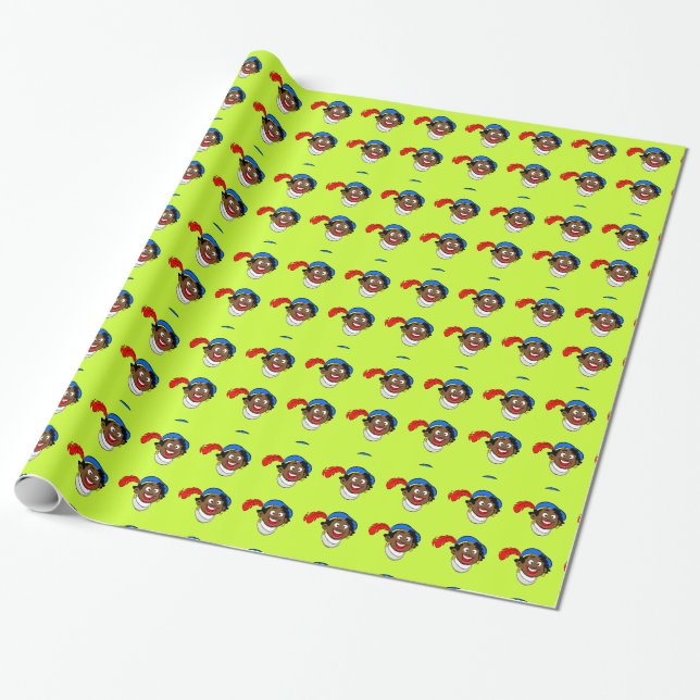 Saint Nicholas inpakpapier Wrapping Paper (Unrolled)