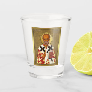 Saint Nicholas Keychain eng 1 Shot Glass