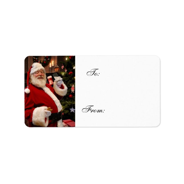 Saint Nicholas labels for Christmas gift presents (Front)