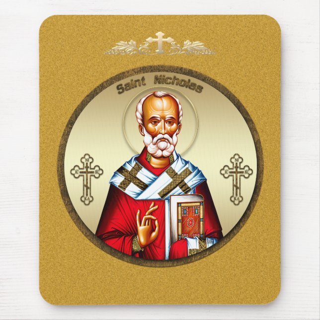 Saint Nicholas Mouse Pad (Front)