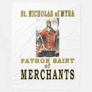 SAINT NICHOLAS of MYRA Fleece Blanket