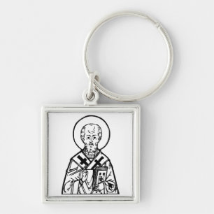 Saint Nicholas of Myra Keychain