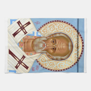 Saint Nicholas of Myra Kitchen Towel