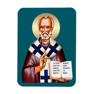 Saint Nicholas orthodox icon 07 Magnet