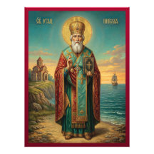 Saint Nicholas orthodox  icon