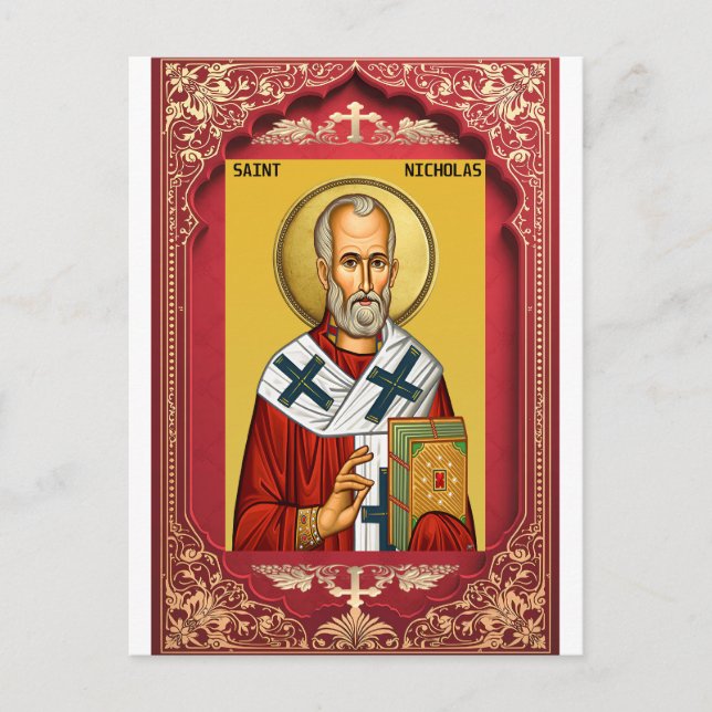 Saint Nicholas Postcard (Front)