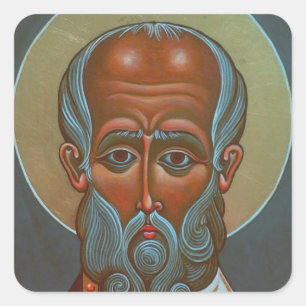 Saint Nicholas the Wonderworker Square Sticker