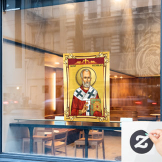 Saint Nicholas Window Cling