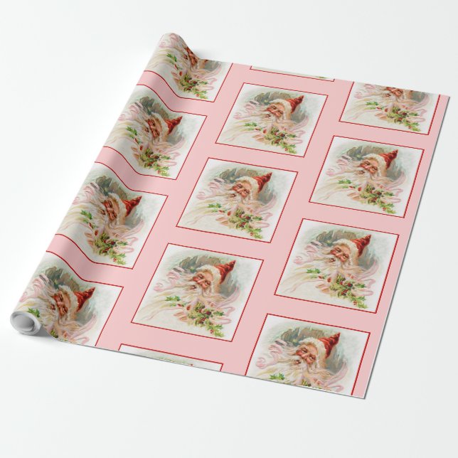 Saint Nicholas Wrapping Paper (Unrolled)