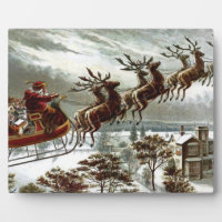 Saint Nick Vintage Victorian Santa Claus Reindeer