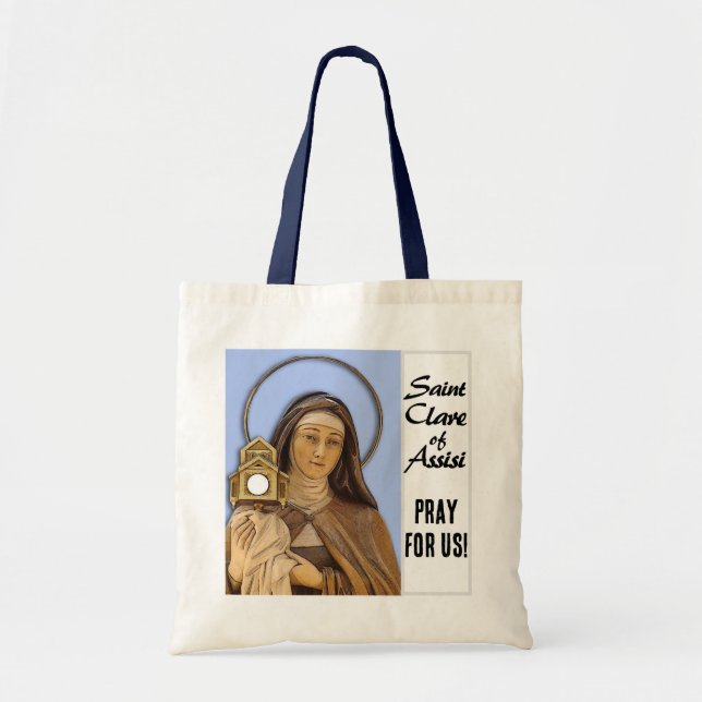 Saint of Clare of Assisi Tote Bag (Front)