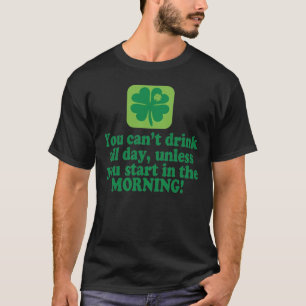 Saint Paddys Day Green Beer Quote T-Shirt