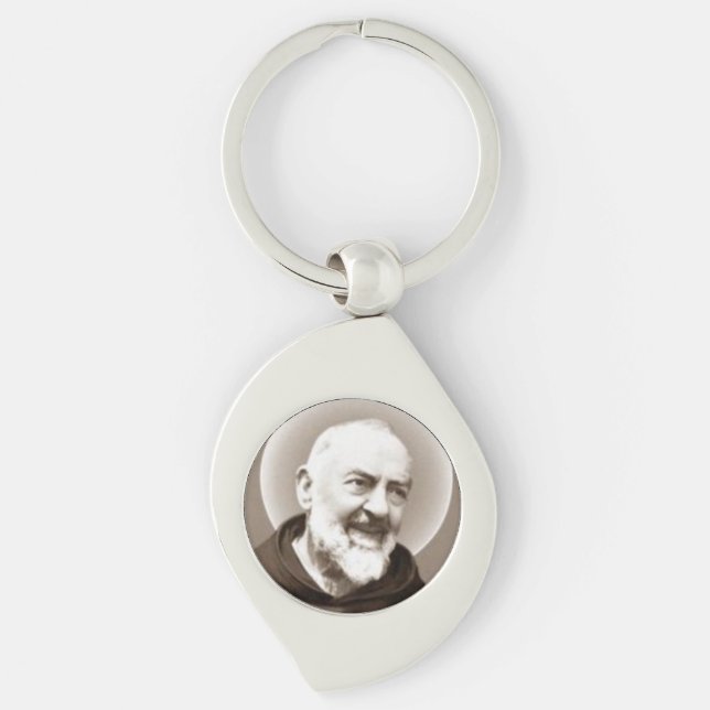 Saint Padre Pio Keychain (Front)