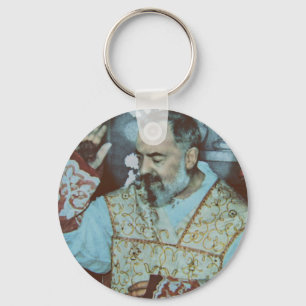 Saint Padre Pio Keychain