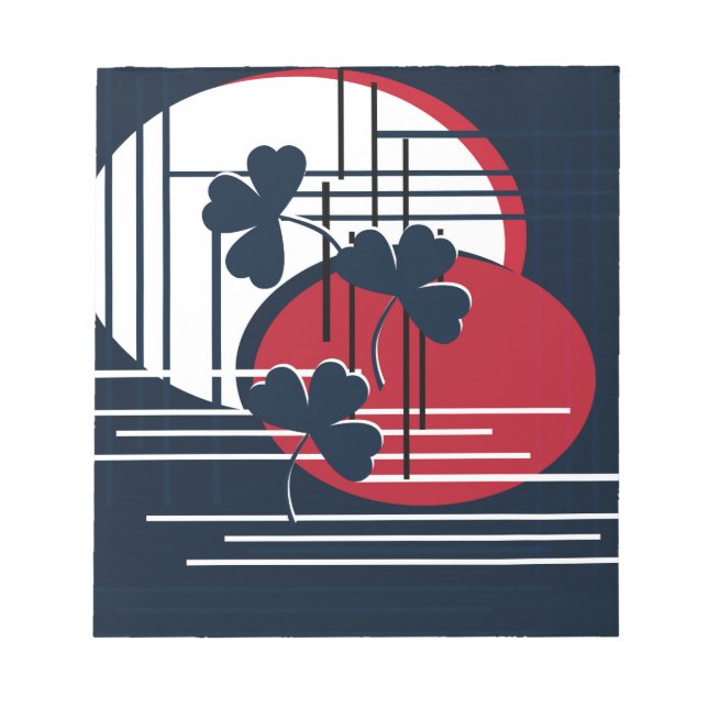 Saint Patrick, abstraction Notepad (Front)