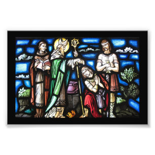 Saint Patrick and His Followers Photo Print
