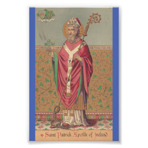 Saint Patrick Apostle of Ireland Photo Print