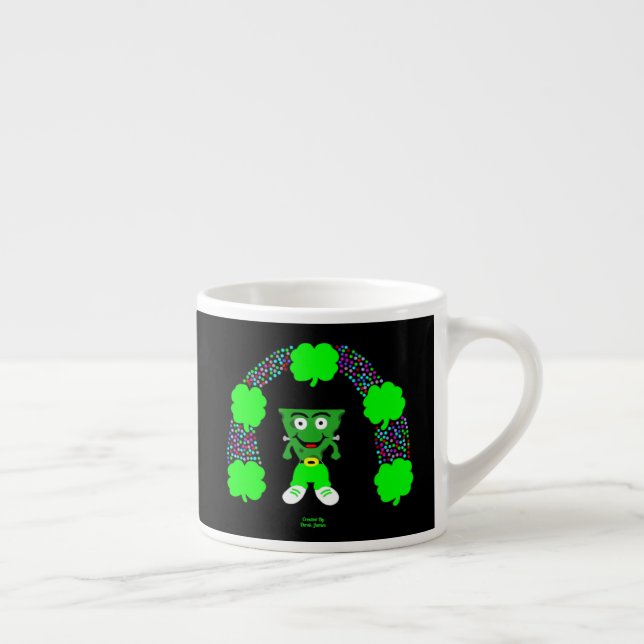Saint Patrick FrankenFromage Espresso Mug (Droite)