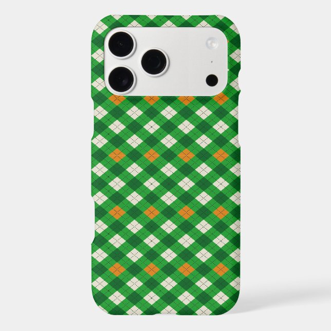 Saint-Patrick irlandais couleur argyle (Verso)