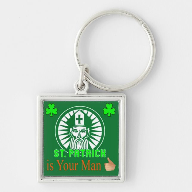 Saint Patrick keychain (Front)