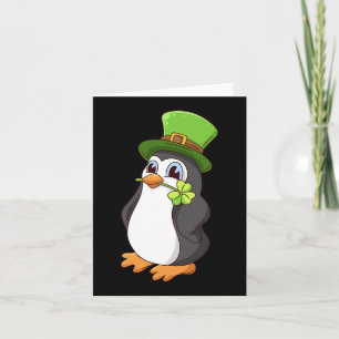Saint Patrick S Day Penguin St. Patrick S Day  Card