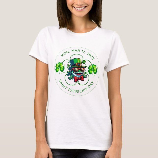 Saint Patrick’s Day Tees: Celebrate in Green with  T-Shirt (Front)