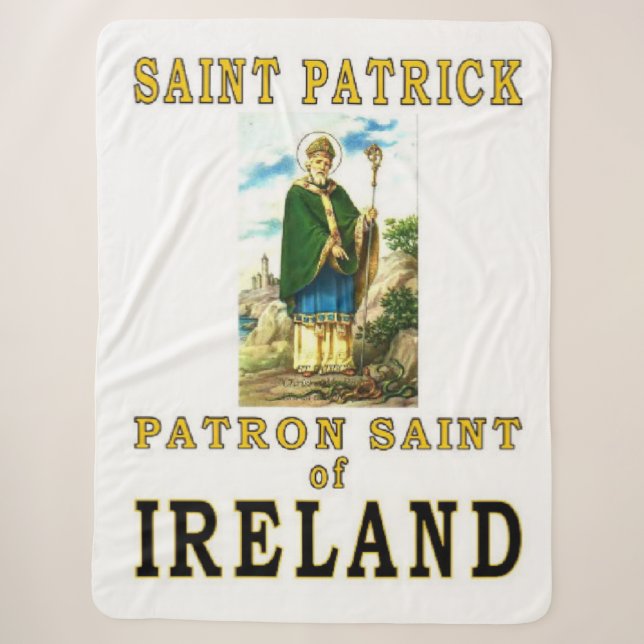 SAINT PATRICK SHERPA BLANKET (Front)
