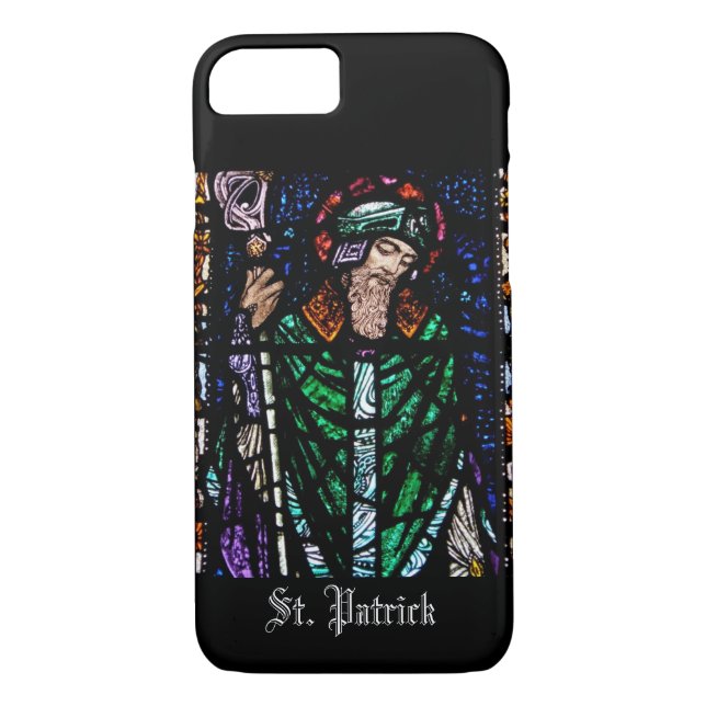 Saint Patrick Stained Glass Case-Mate iPhone Case (Back)