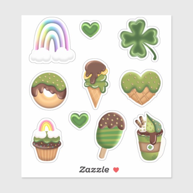 Saint Patrick Stickers (Sheet)