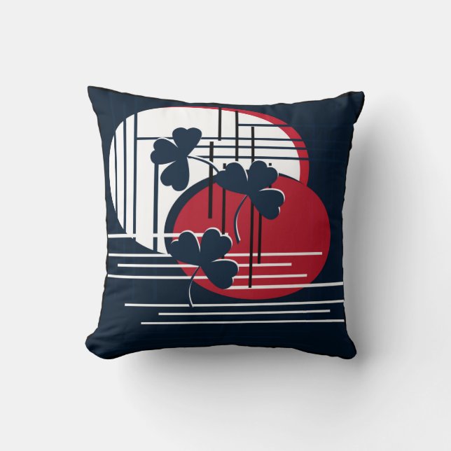 Saint Patrick Throw Pillow (Front)