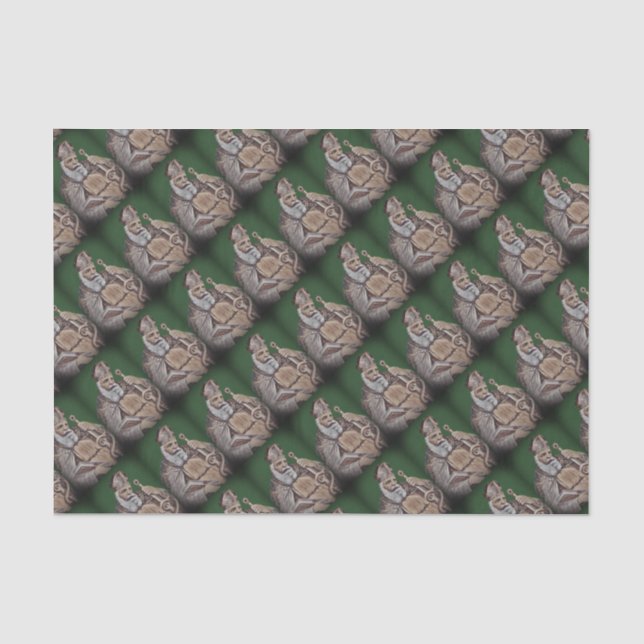 Saint Patrick with  Staff Tissue Paper (Front)