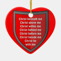Saint Patrick's breastplate prayer ornament