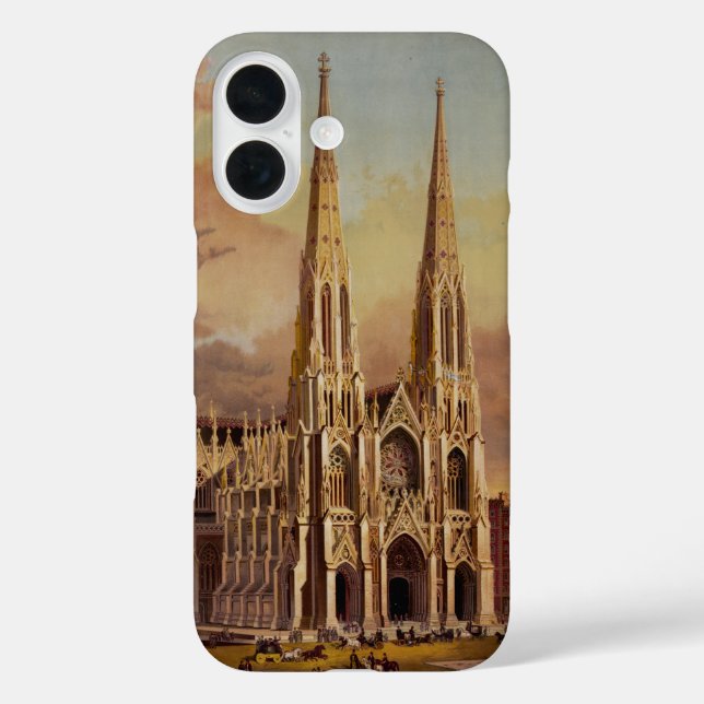 Saint Patrick's Cathedral in Midtown Manhattan  Case-Mate iPhone Case (Back)