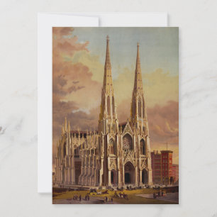 Saint Patrick's Cathedral in Midtown Manhattan  Invitation