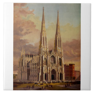 Saint Patrick's Cathedral in Midtown Manhattan  Tile