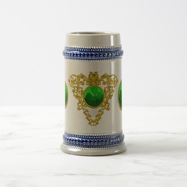 SAINT PATRICK'S CELTIC HEART BEER STEIN (Center)