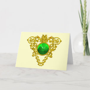 SAINT PATRICK'S CELTIC HEART CARD
