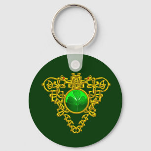 SAINT PATRICK'S CELTIC HEART KEYCHAIN