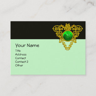 SAINT PATRICK'S CELTIC HEART,SHAMROCK, black white Business Card