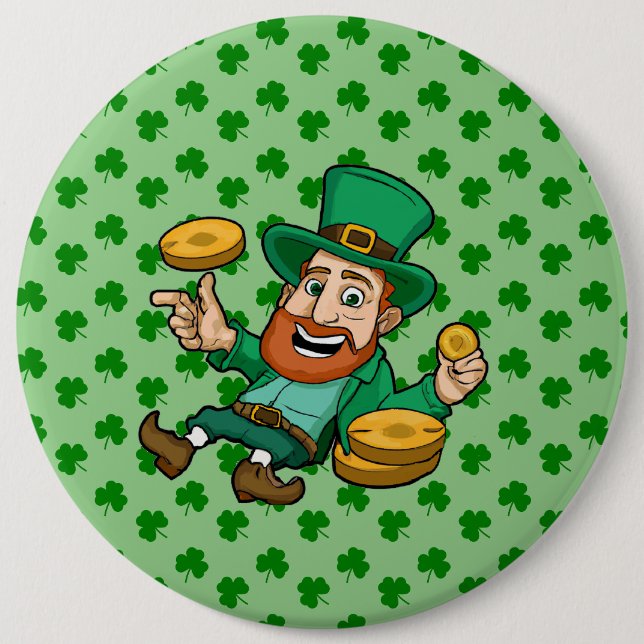 Saint Patrick's day   6 Inch Round Button (Front)