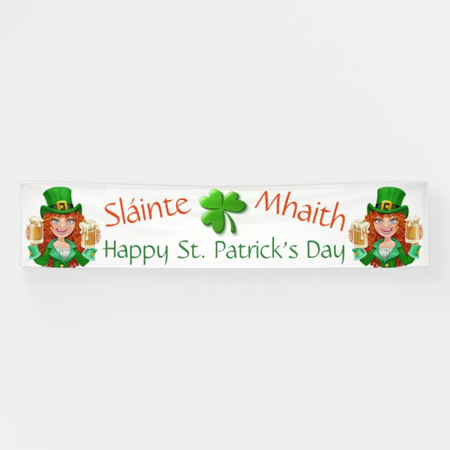 Saint Patrick's Day Banner (Horizontal)